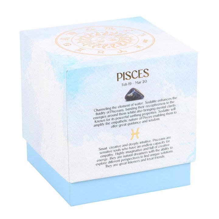 Pisces Gardenia Gemstone Candle