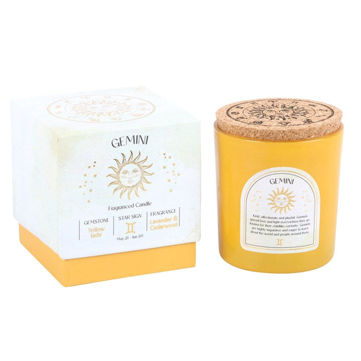 Gemini Lavender & Cedarwood Gemstone Candle