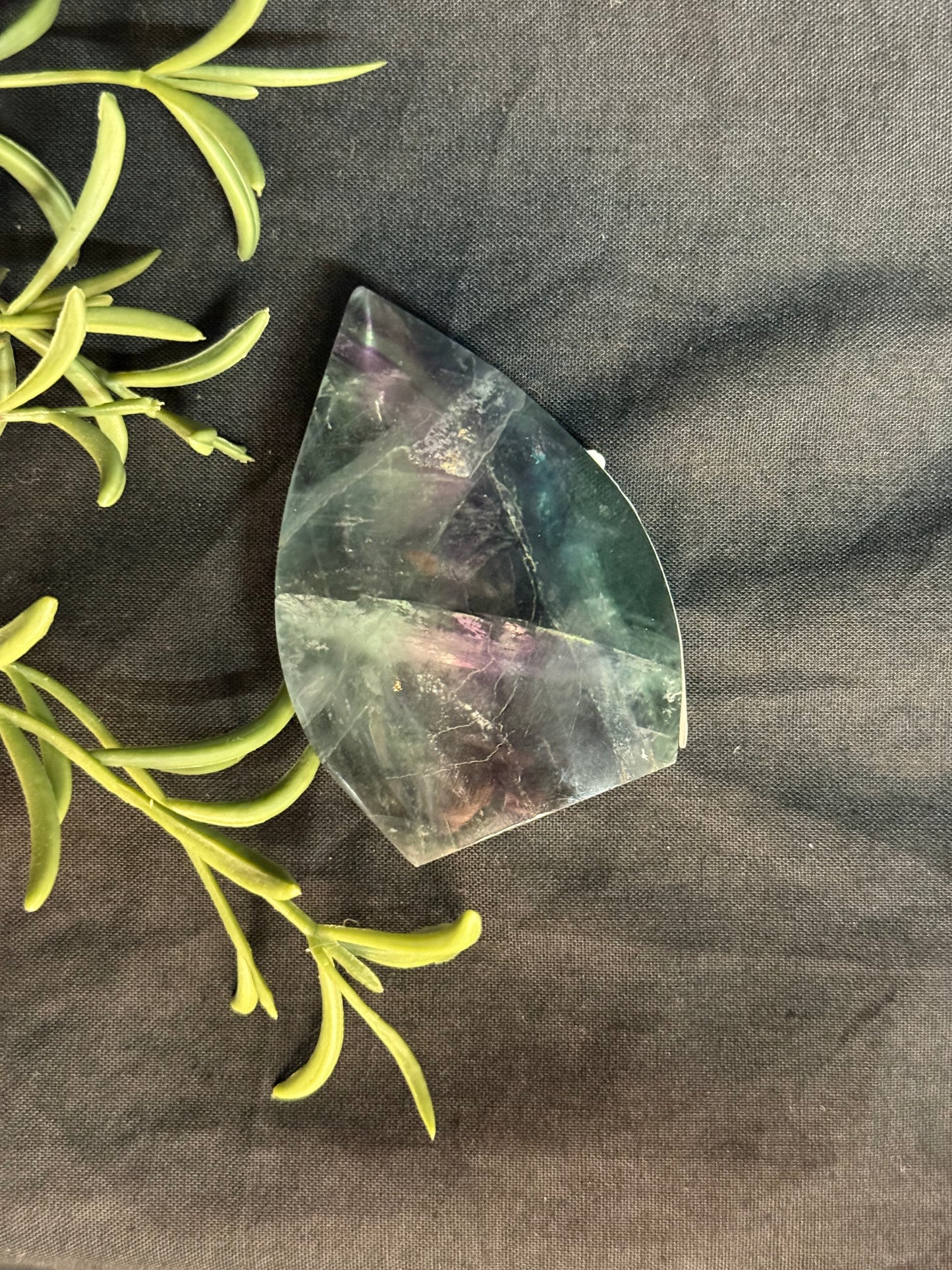 Rainbow Fluorite Teardrop -Small