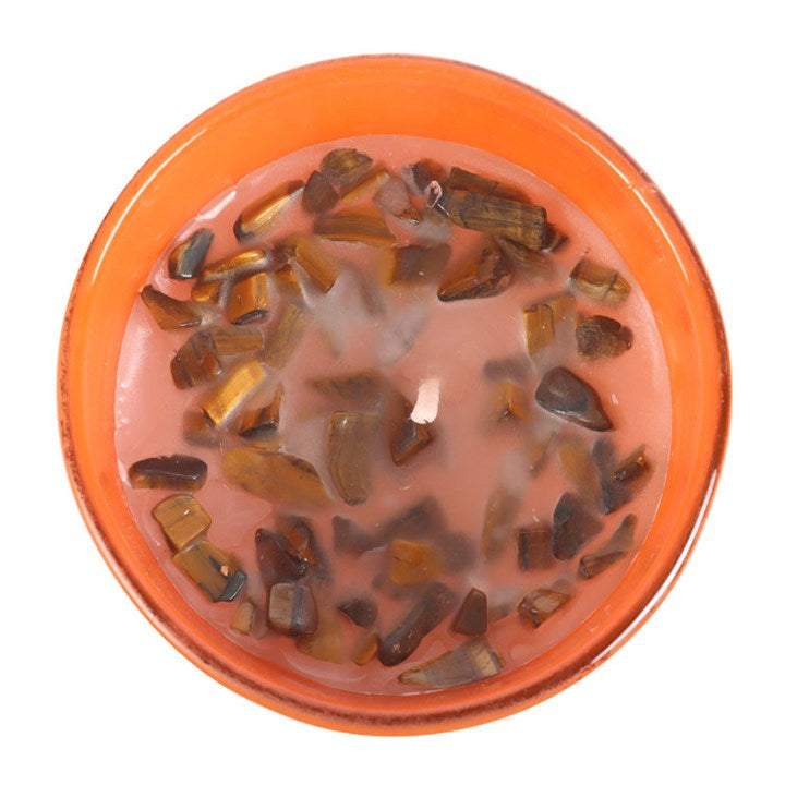 Capricorn Zodiac Sandalwood & Jasmine Gemstone Candle