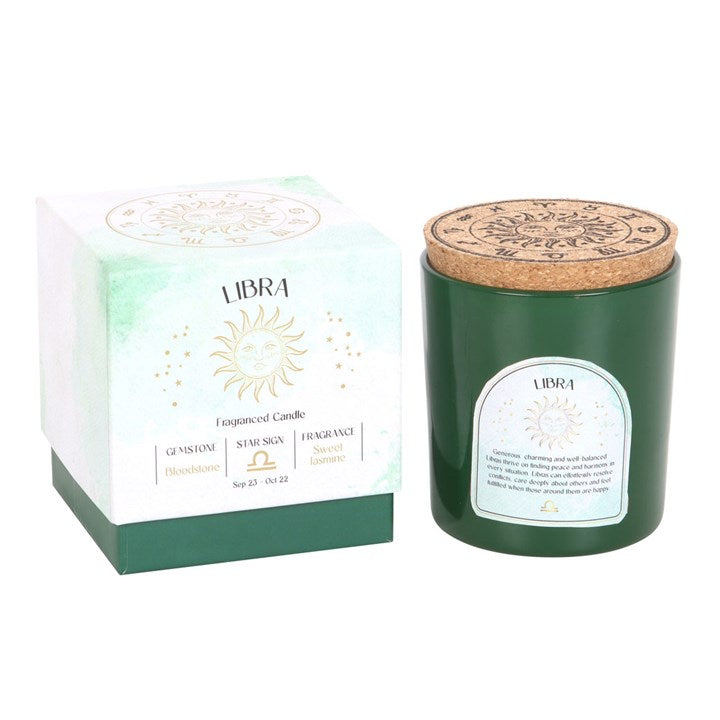 Libra Sweet Jasmin Gemstone Candle