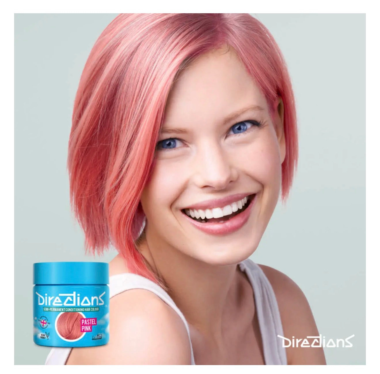 Pastel Pink - Directions Semi-Permanent Hair Colours - 100ml pot