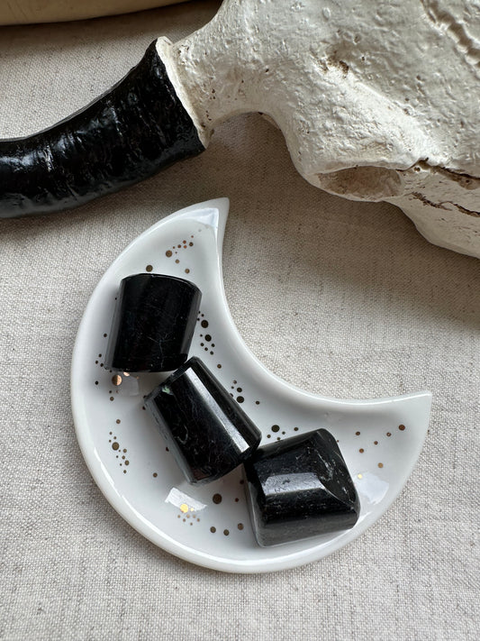 Black Tourmaline - Tumblestone