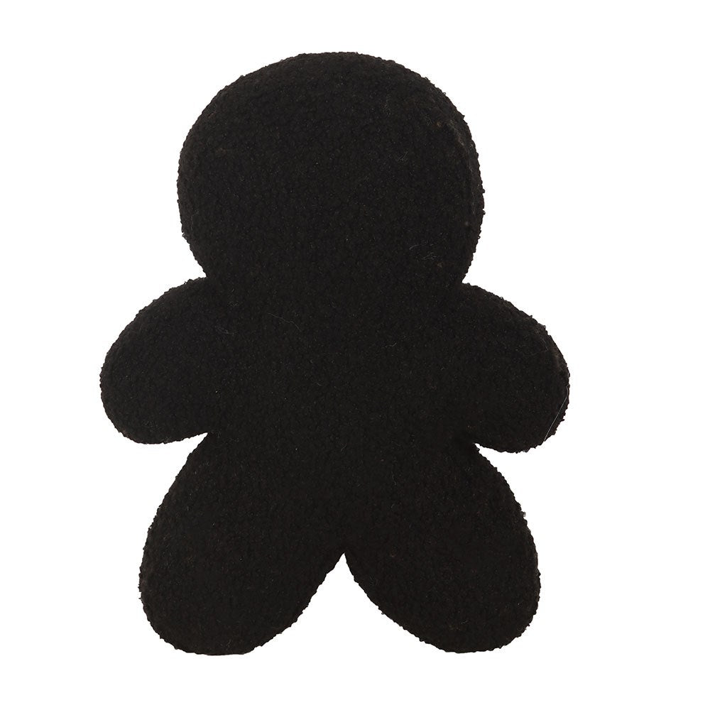 Spooky Gingerbread Man Boucle Cushion