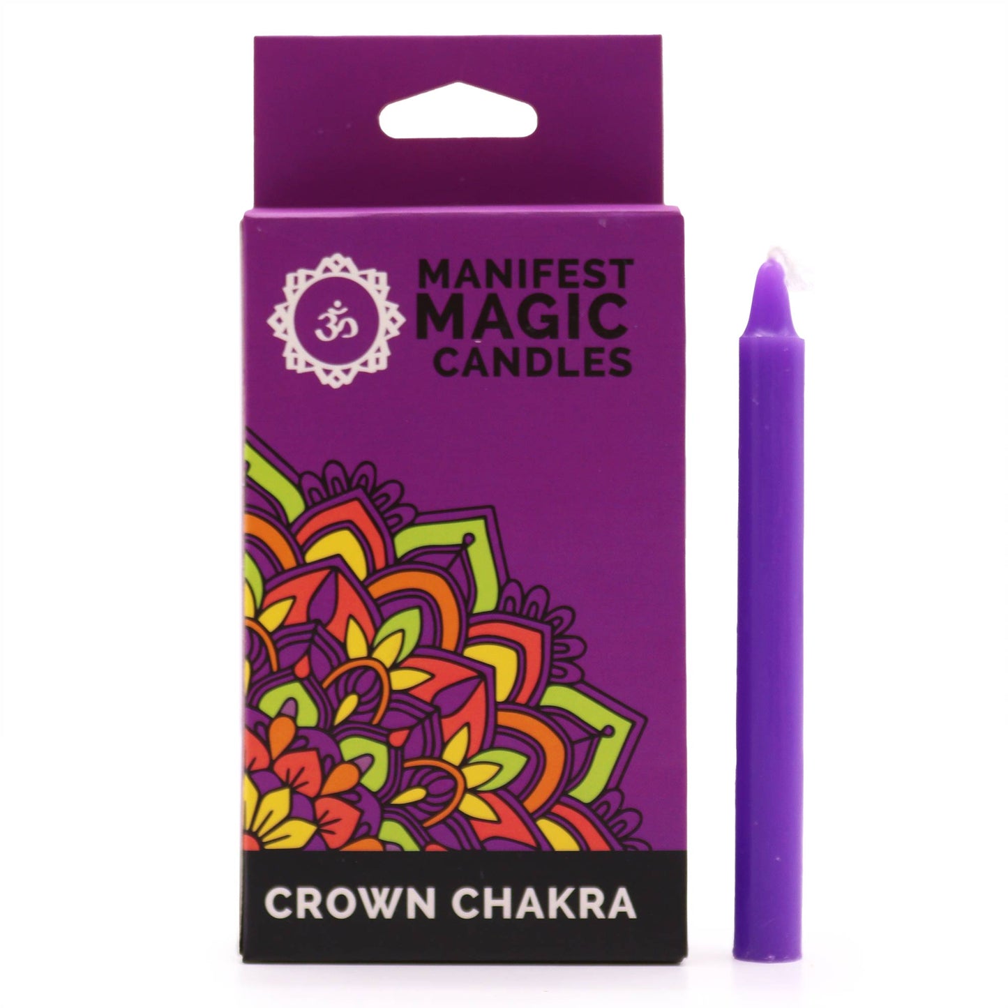 Manifest Magic Spell Candles Violet - Crown Chakra