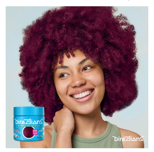 Dark Tulip - Directions Semi-Permanent Hair Colours - 100ml pot