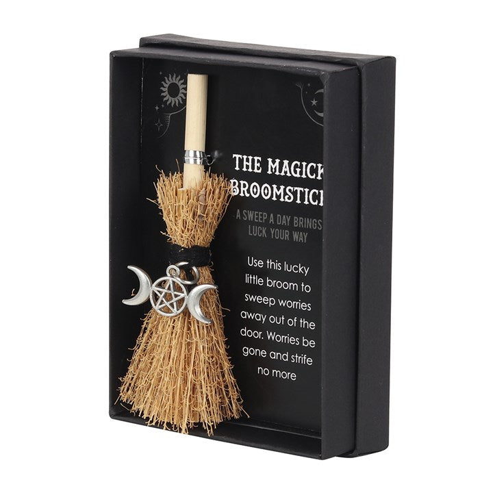 Mini Magic Broomstick in Gift Box