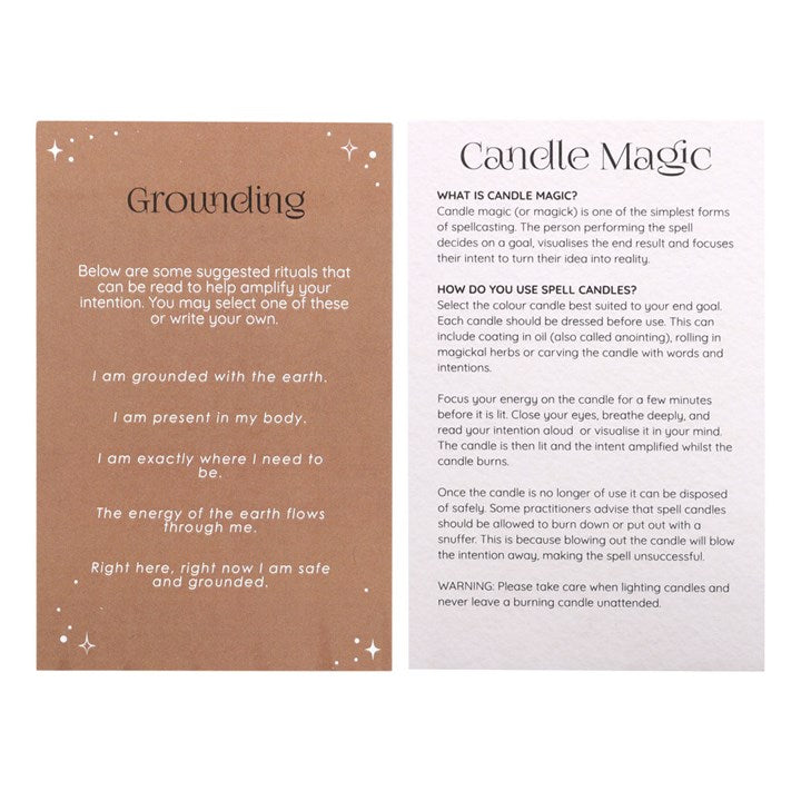Grounding Spell Candle
