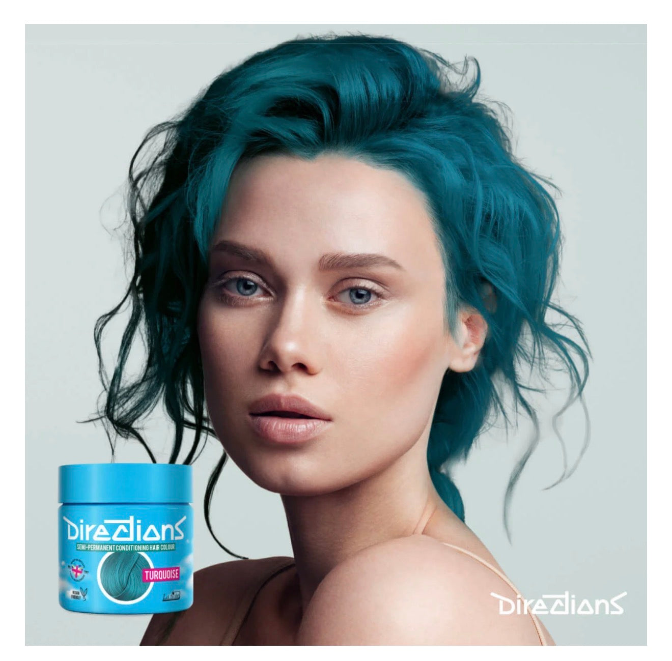 Turquoise - Directions Semi-Permanent Hair Colours - 100ml pot