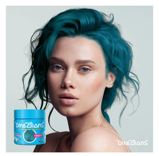 Turquoise - Directions Semi-Permanent Hair Colours - 100ml pot