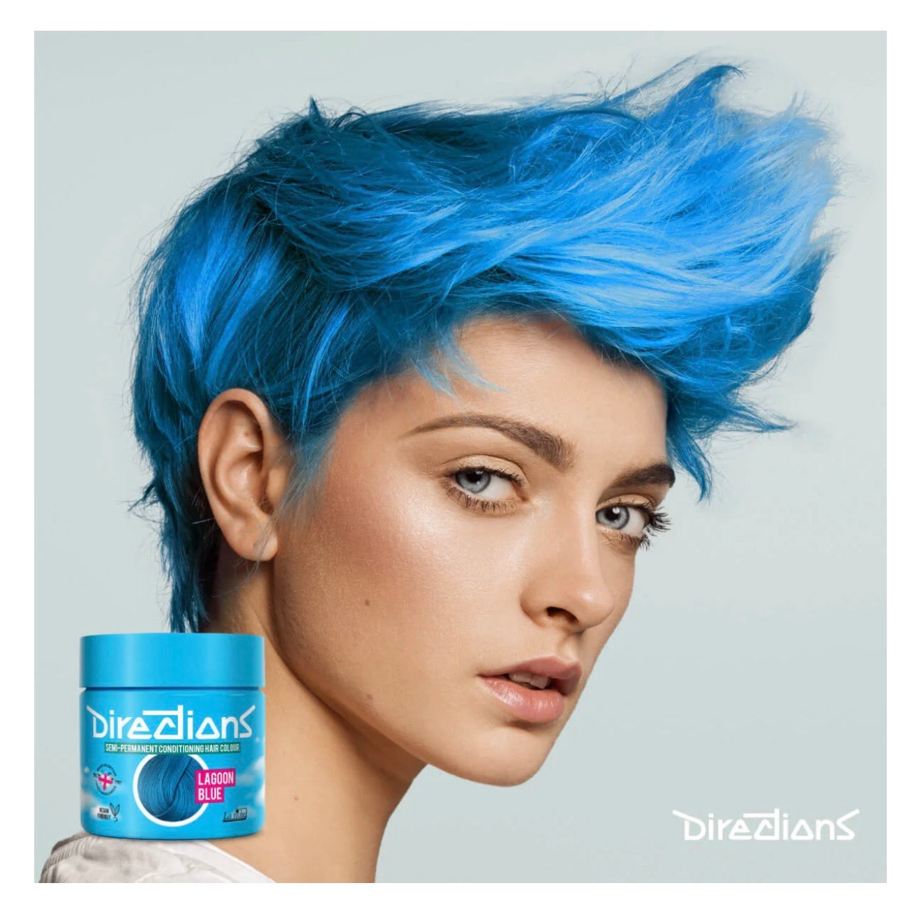 Lagoon Blue - Directions Semi-Permanent Colours - 100ml pot