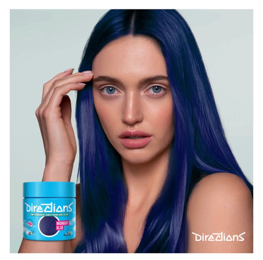 Midnight Blue - Directions Semi-Permanent Hair Colours - 100ml pot