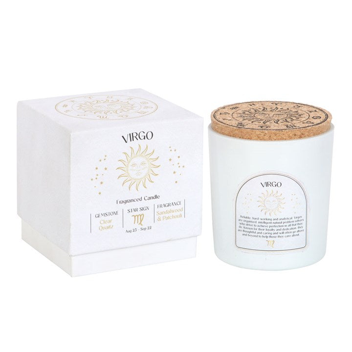 Virgo Sandalwood & Patchouli Gemstone Candle
