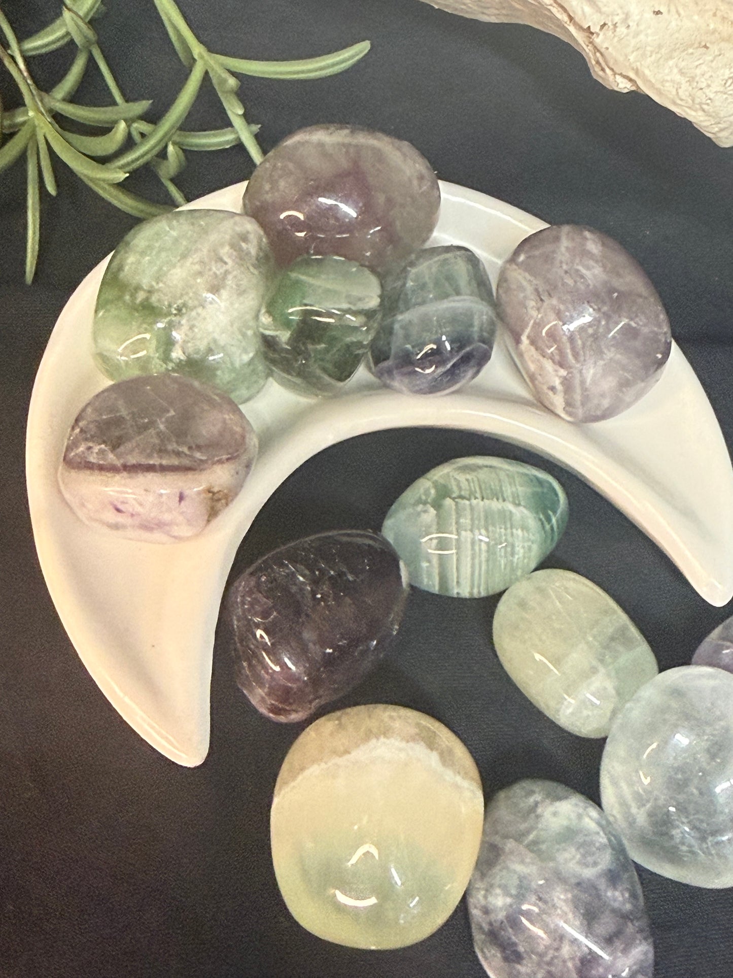 Rainbow Fluorite - Tumblestone