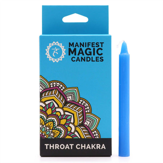 Manifest Magic Candle Blue - Throat Chakra