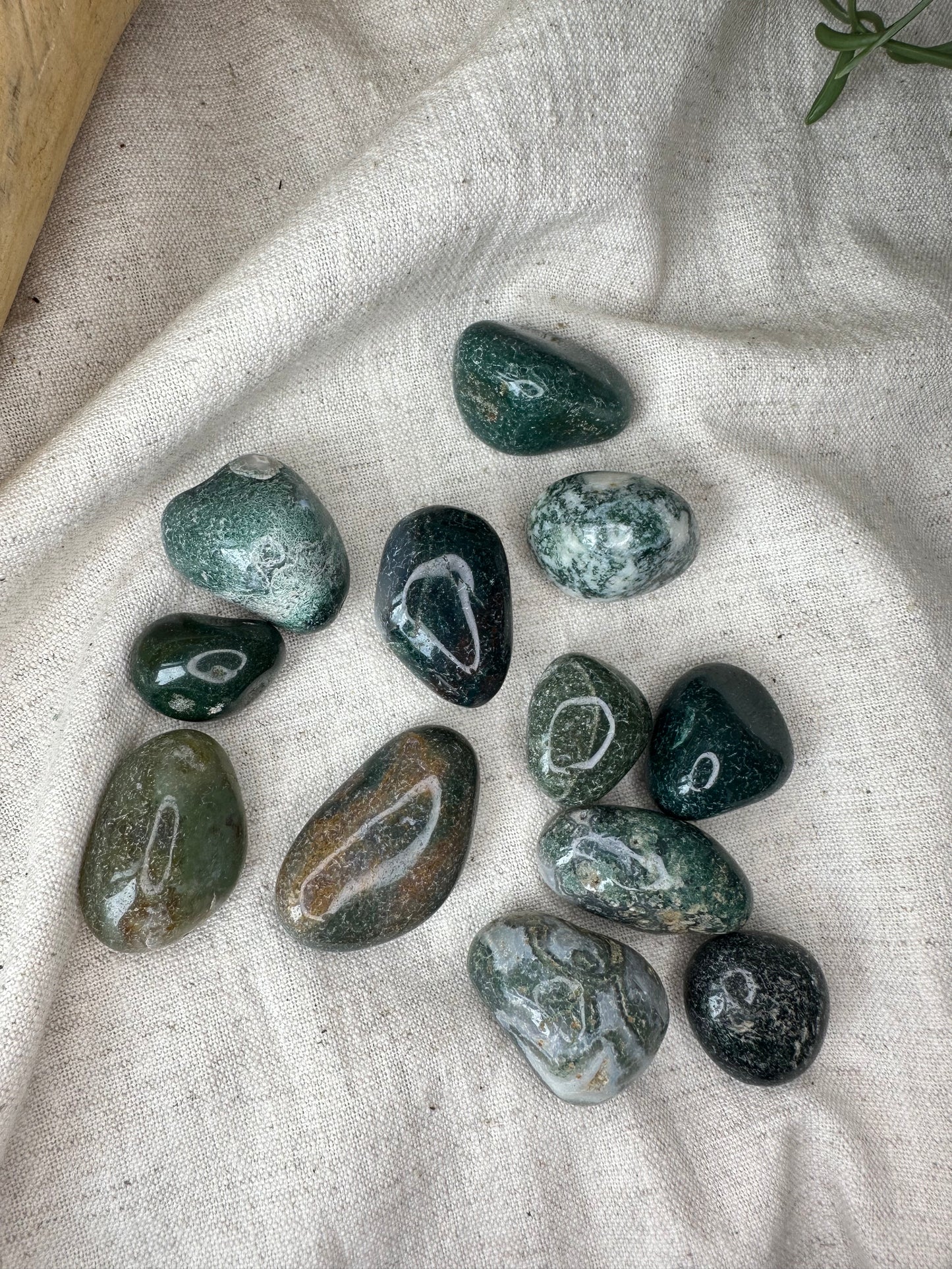 Moss Agate. - Tumblestone