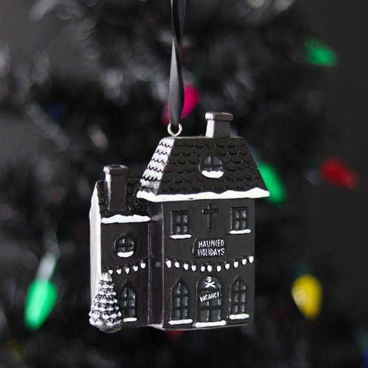 Haunted Holiday House - Resin Christmas Decoration