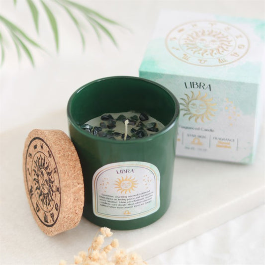 Libra Sweet Jasmin Gemstone Candle