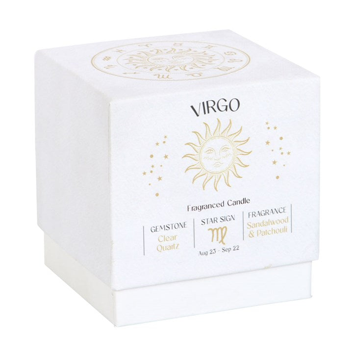 Virgo Sandalwood & Patchouli Gemstone Candle