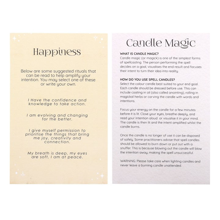 Happiness Spell Candle