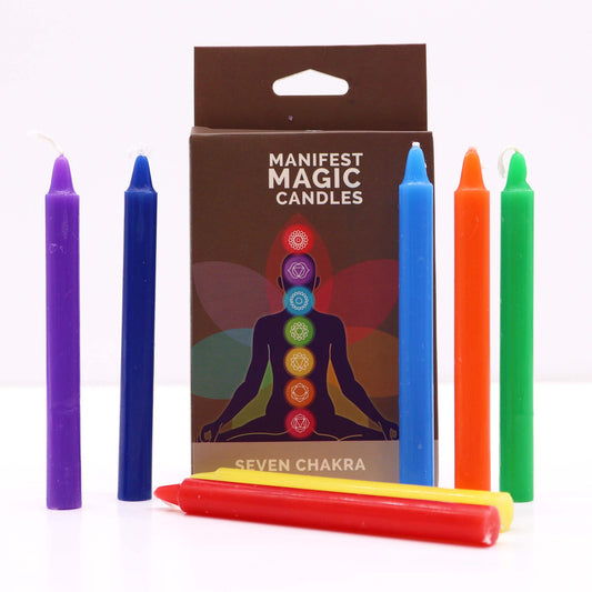 Chakra Manifest Candles -Set of 7
