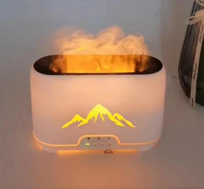 Himalayas Aroma Diffuser-USB-C-Remote Control-Flame Effect