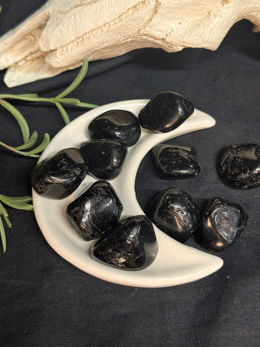 Black Tourmaline - Tumblestone
