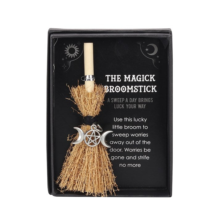 Mini Magic Broomstick in Gift Box