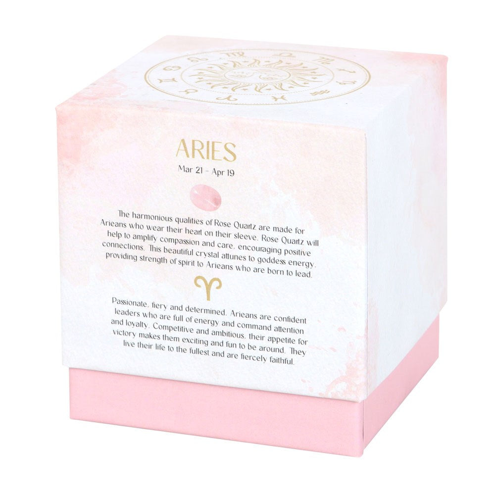 Aries Cedarwood Gemstone Candle