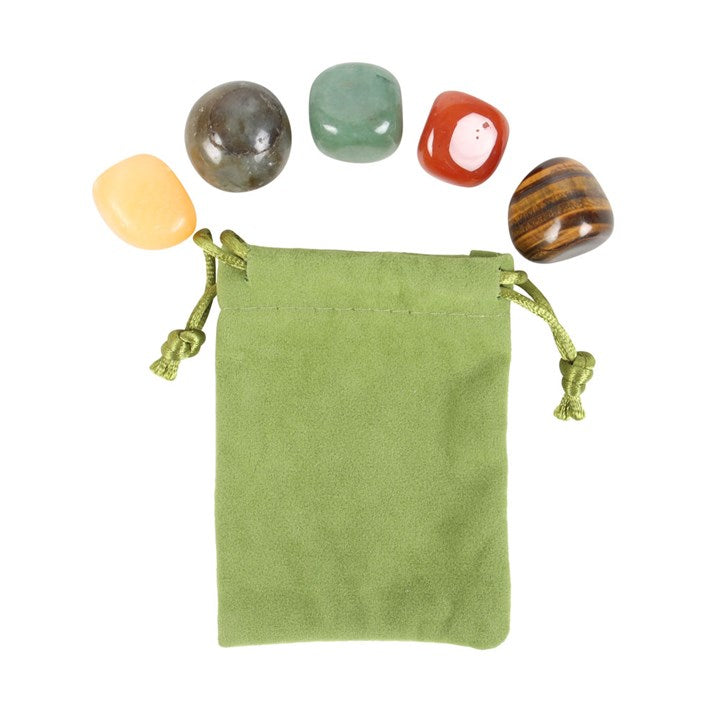 Leo Crystal Tumblestone set
