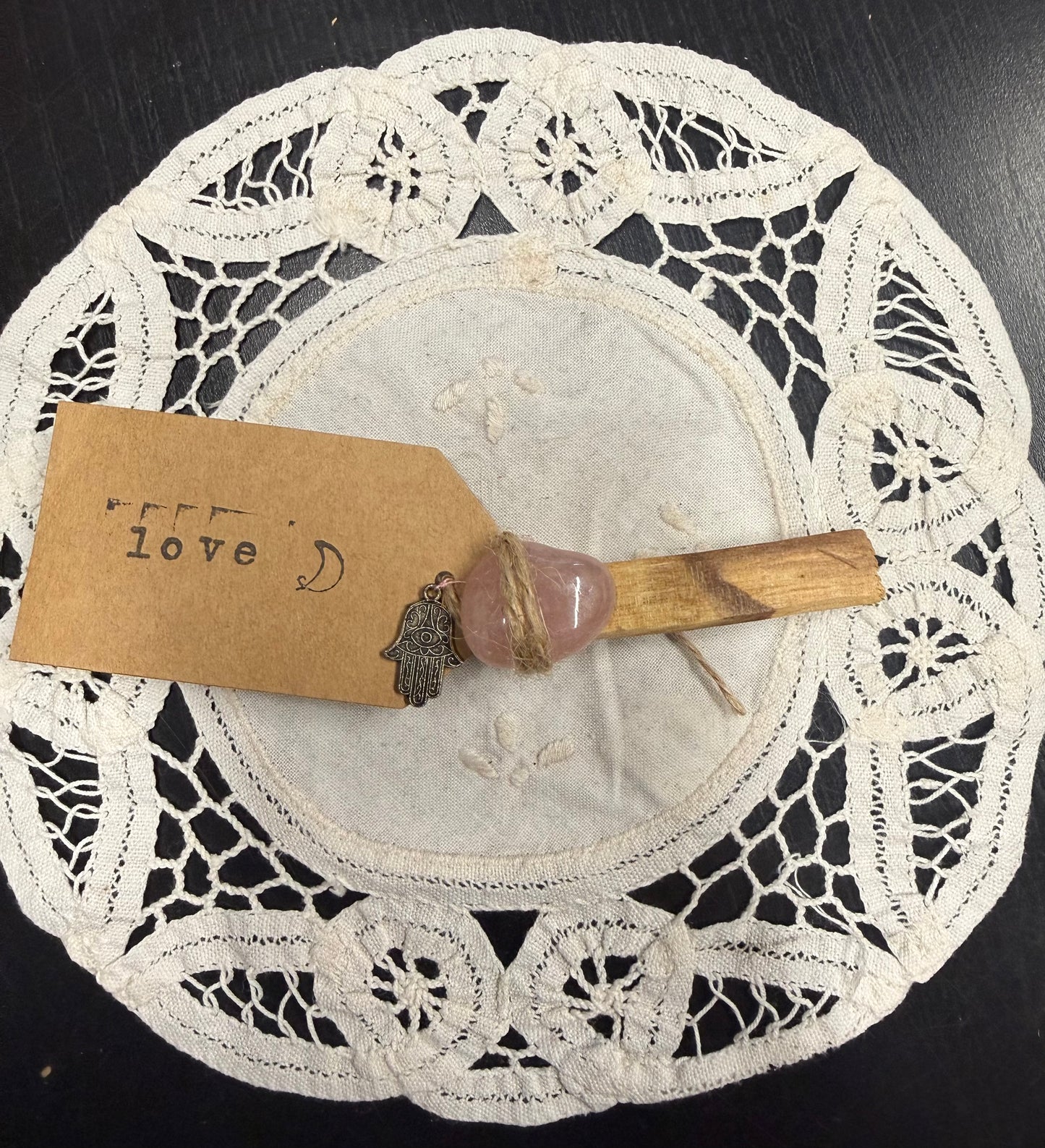 Little Intention Set Love- Palo Santo & Rose Quartz