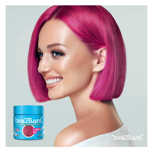 Flamingo Pink - Directions Semi-Permanent Hair Colours - 100ml pot