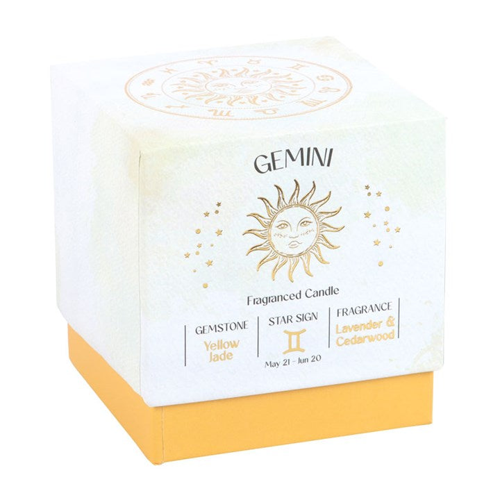 Gemini Lavender & Cedarwood Gemstone Candle