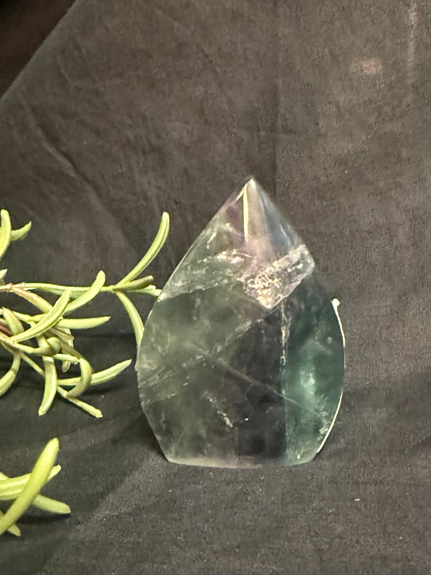 Rainbow Fluorite Teardrop - Large