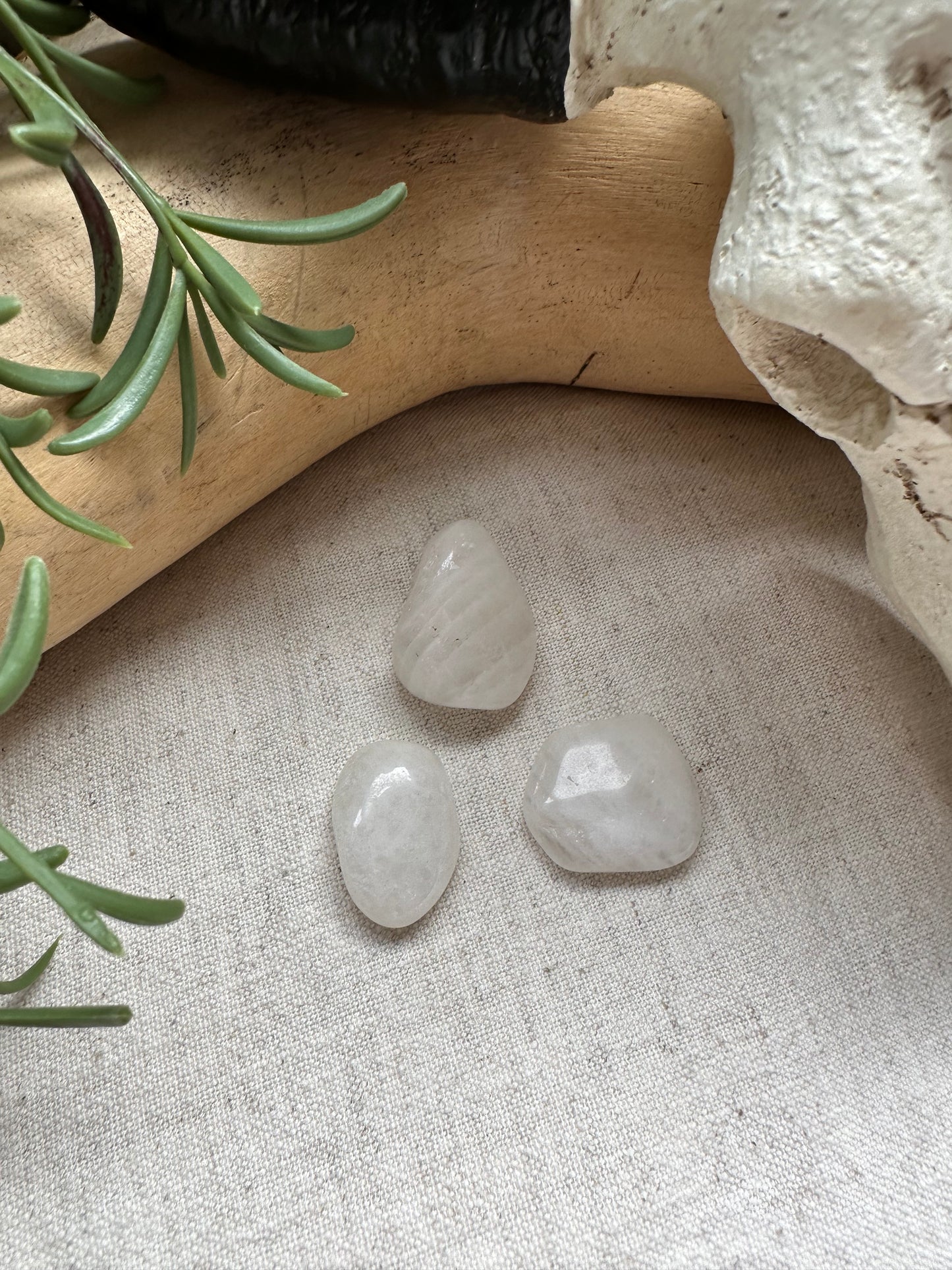 Snow Quartz - Tumblestone