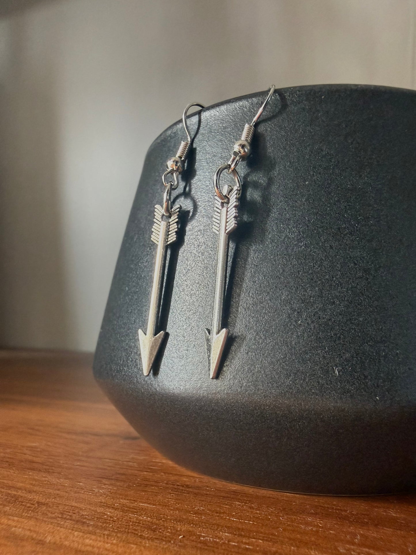 Arrow Silver Earrings