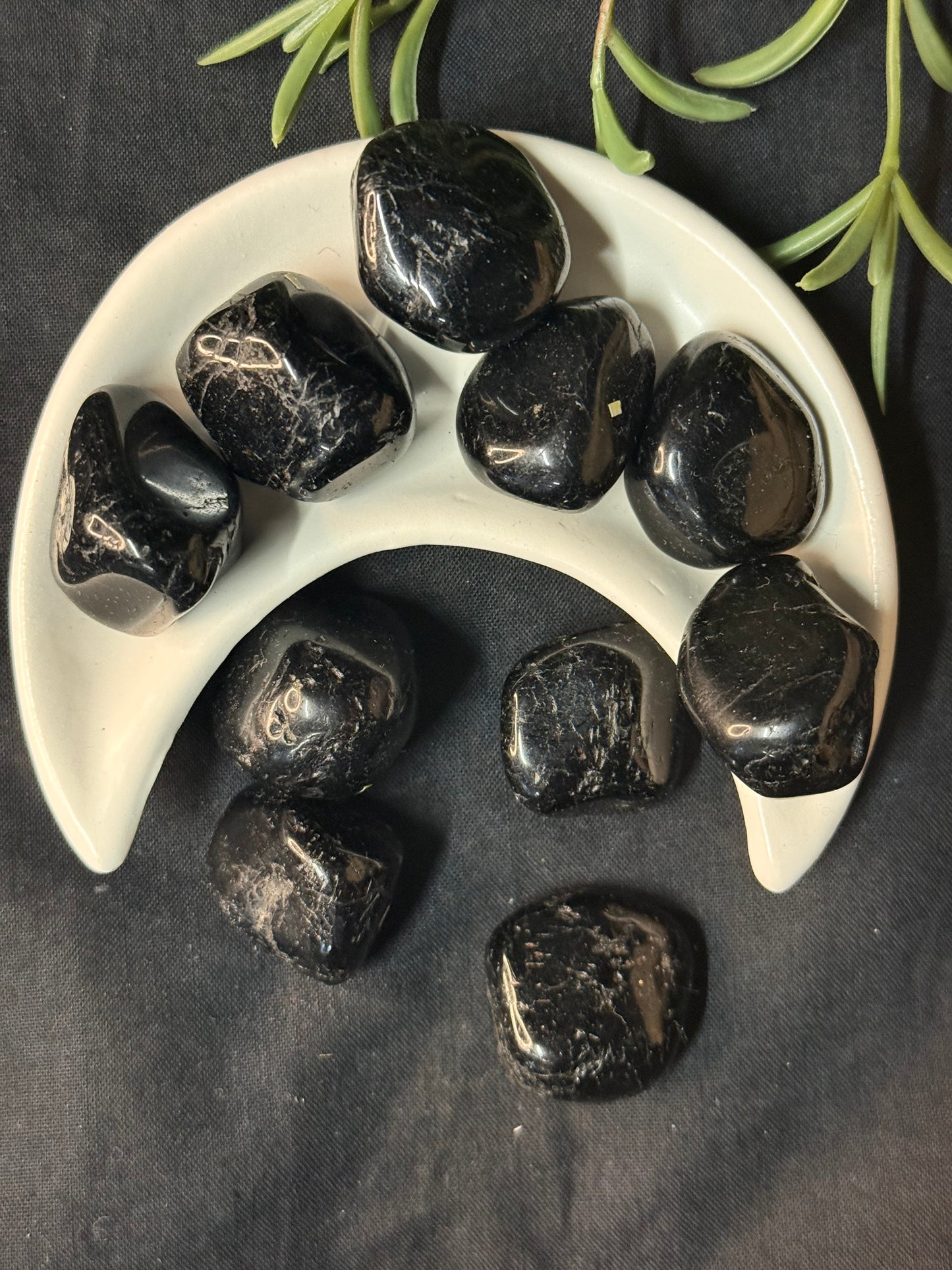 Black Tourmaline - Tumblestone