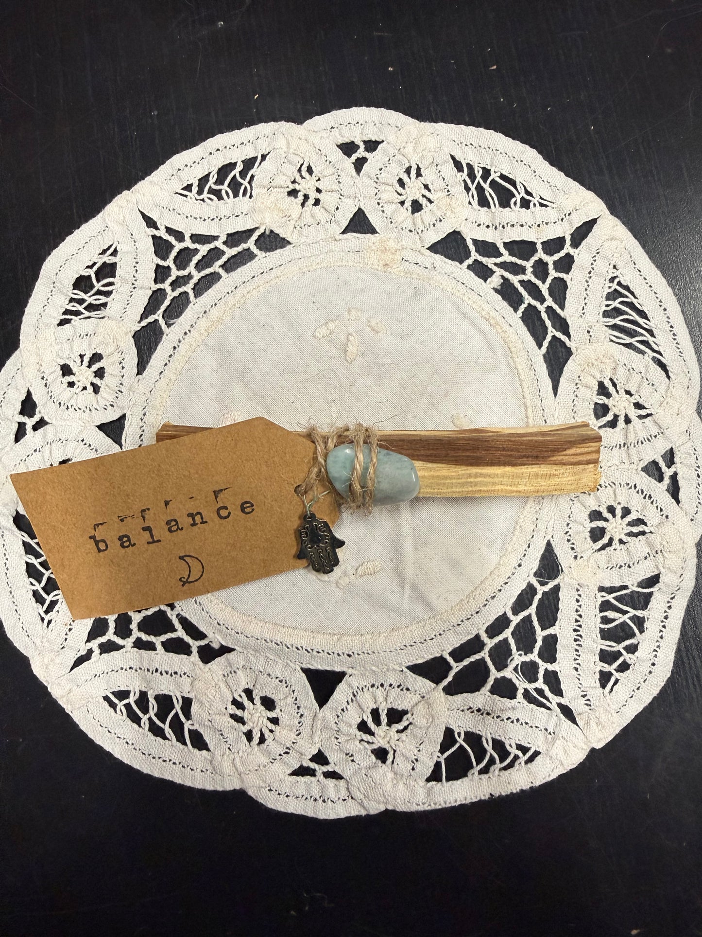 Little Intention Set Balance - Palo Santo & Amazonite
