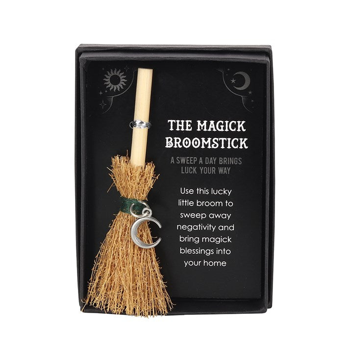 Mini Magic Broomstick in Gift Box