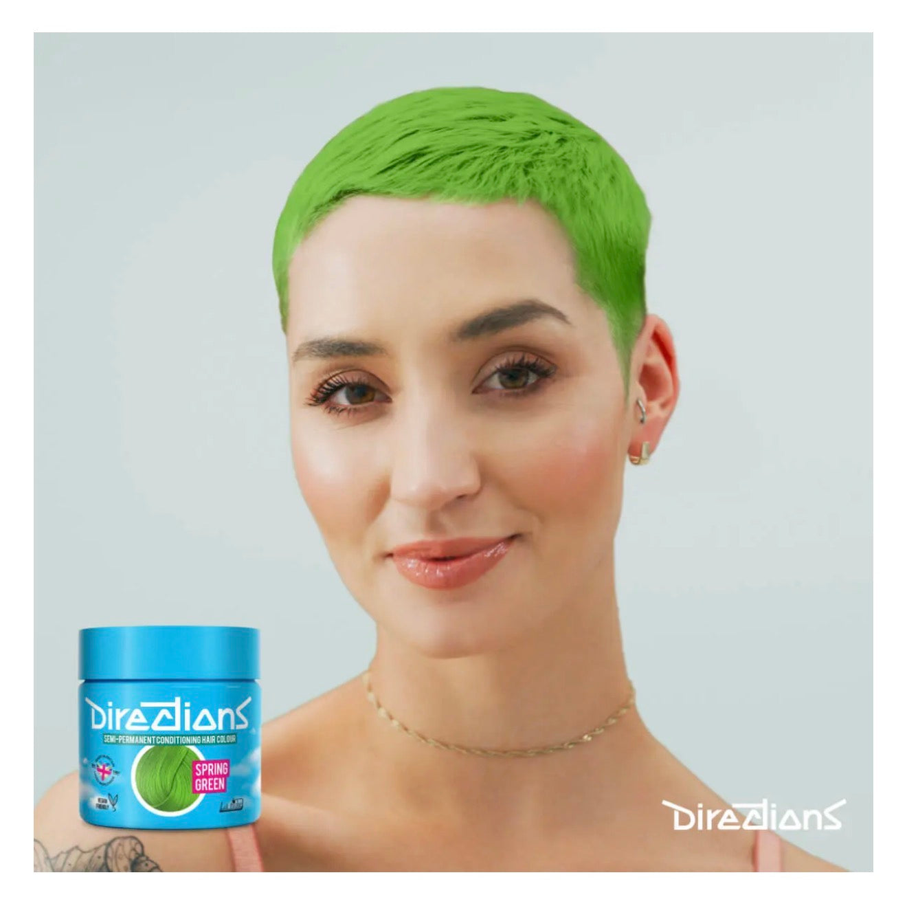 Spring Green - Directions Semi-Permanent Hair Colours - 100ml pot