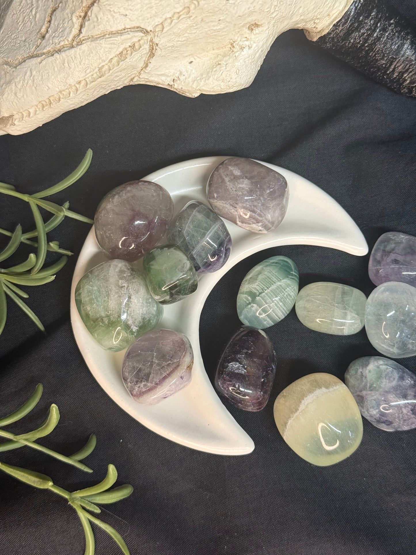 Rainbow Fluorite - Tumblestone
