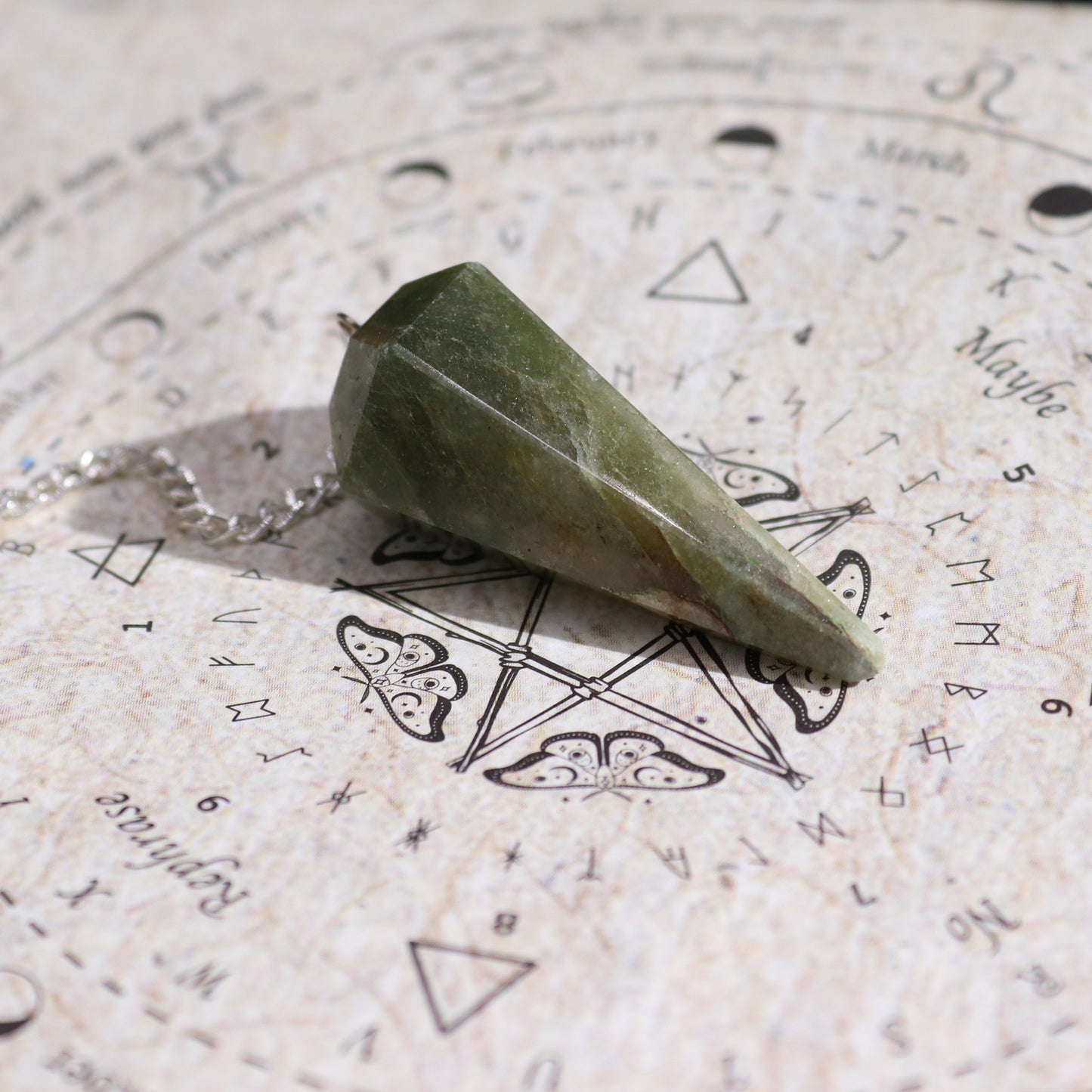 Witch Spell Incense - Prosperity & Aventurine Pendulum